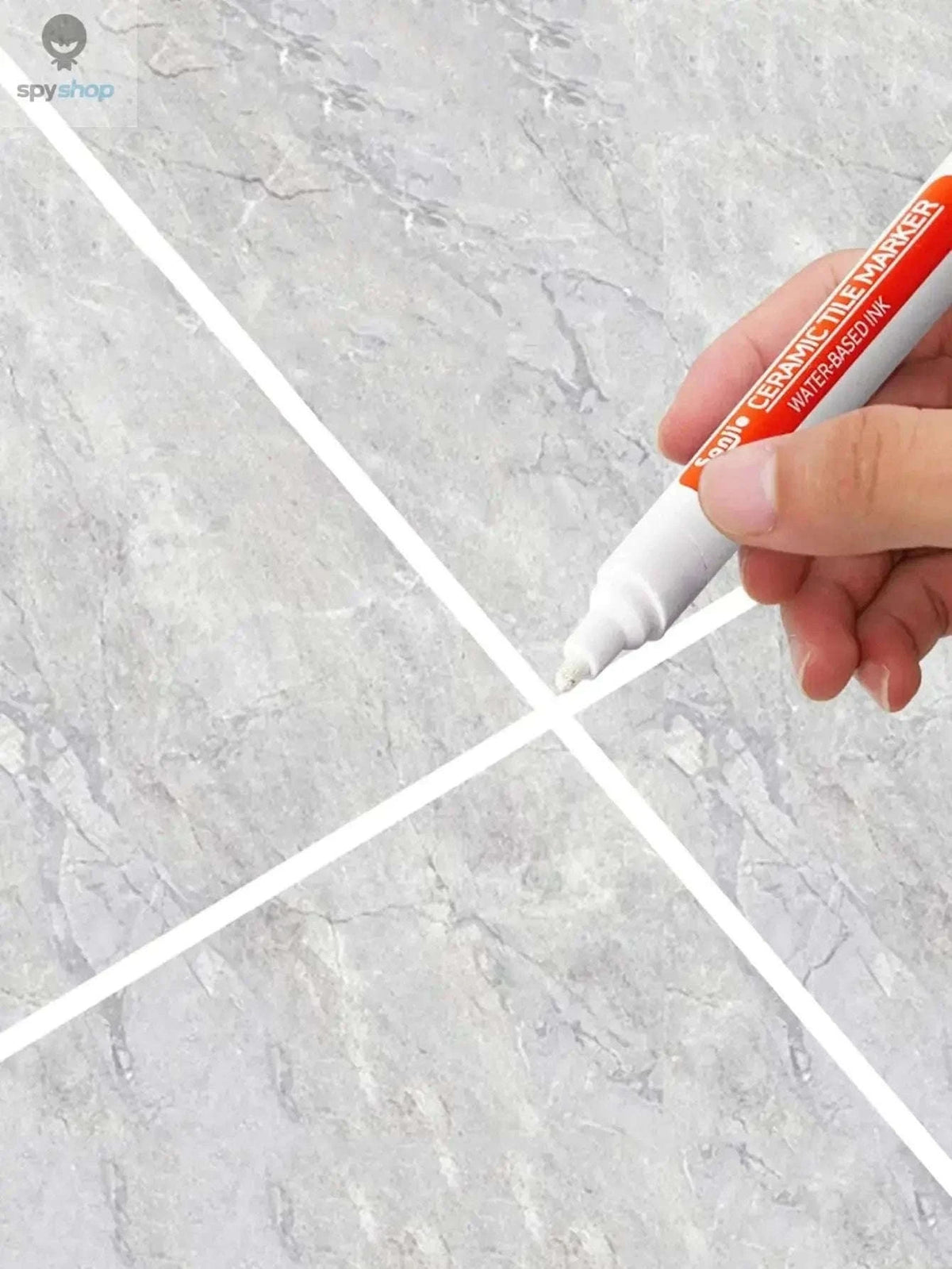 Ceramic Tile Repair Pen for Clean, Fresh Grout Lines-White