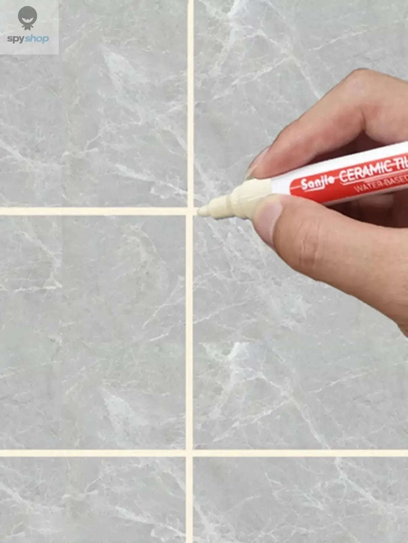 Ceramic Tile Repair Pen for Clean, Fresh Grout-White