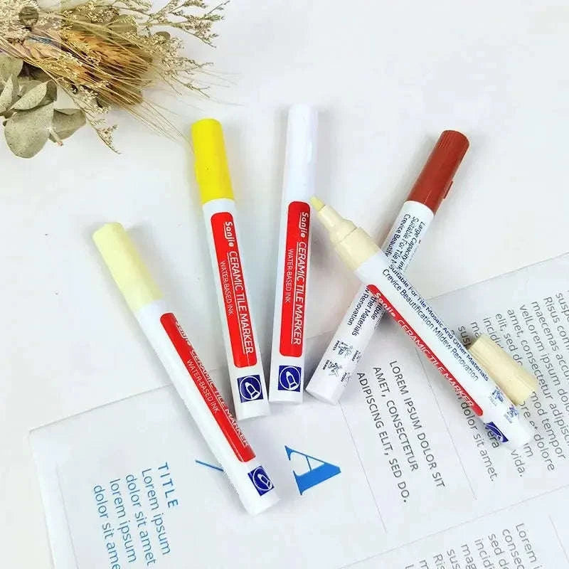 Ceramic Tile Repair Pen for Clean, Fresh Grout-White