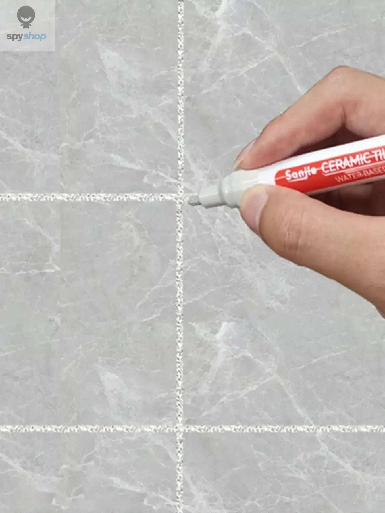 Ceramic Tile Repair Pen for Clean, Fresh Grout-White