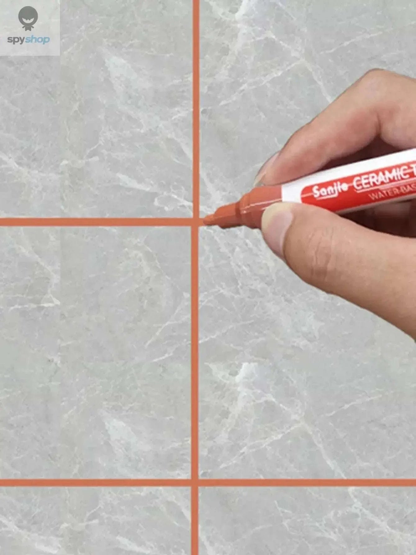Ceramic Tile Repair Pen for Clean, Fresh Grout-White