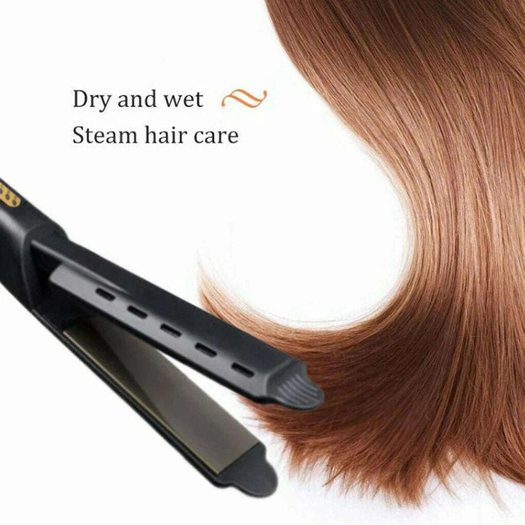 Ceramic Tourmaline Ionic Hair Straightener with Adjustable Heat-NO BOX / AU / China Mainland