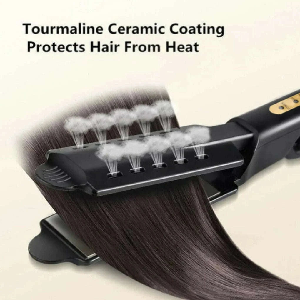 Ceramic Tourmaline Ionic Hair Straightener with Adjustable Heat-NO BOX / AU / China Mainland