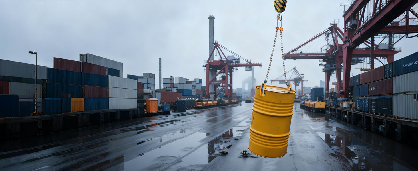2000–2200 lbs Drum Lifting Chain Sling with Secure Hooks