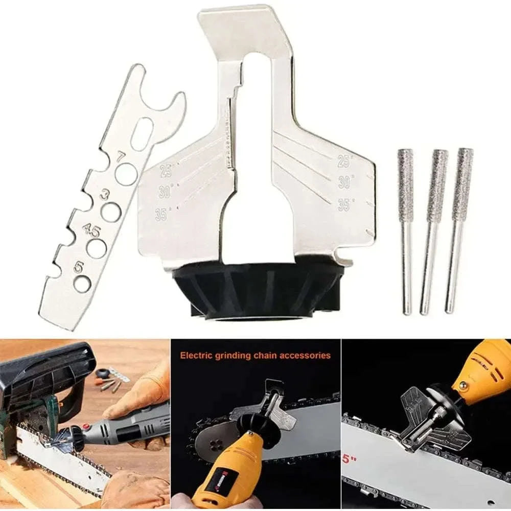 Chainsaw Sharpening Attachment for Electric Grinders-1 Set