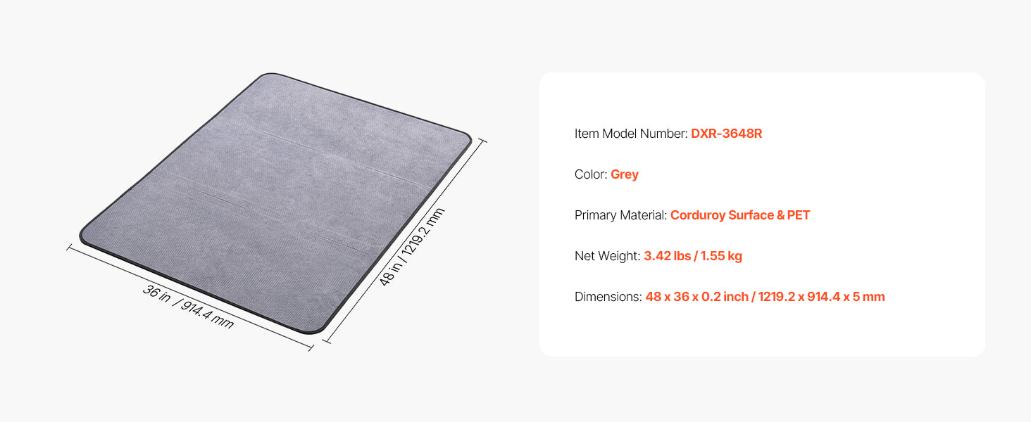 Chair Mat Plastic Floor Protector for Home Office