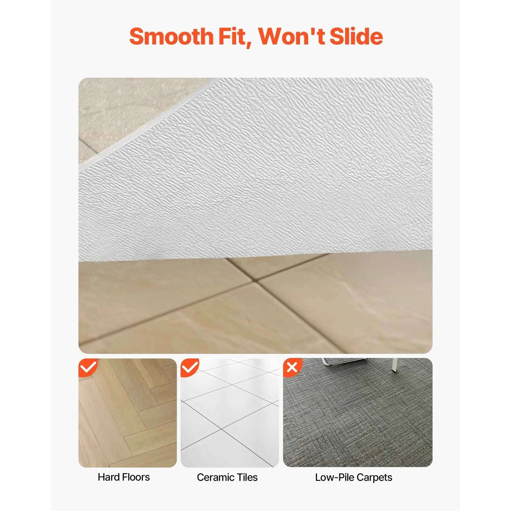 Chair Mat Plastic Floor Protector for Home Office-36x48inch Corduroy / United States