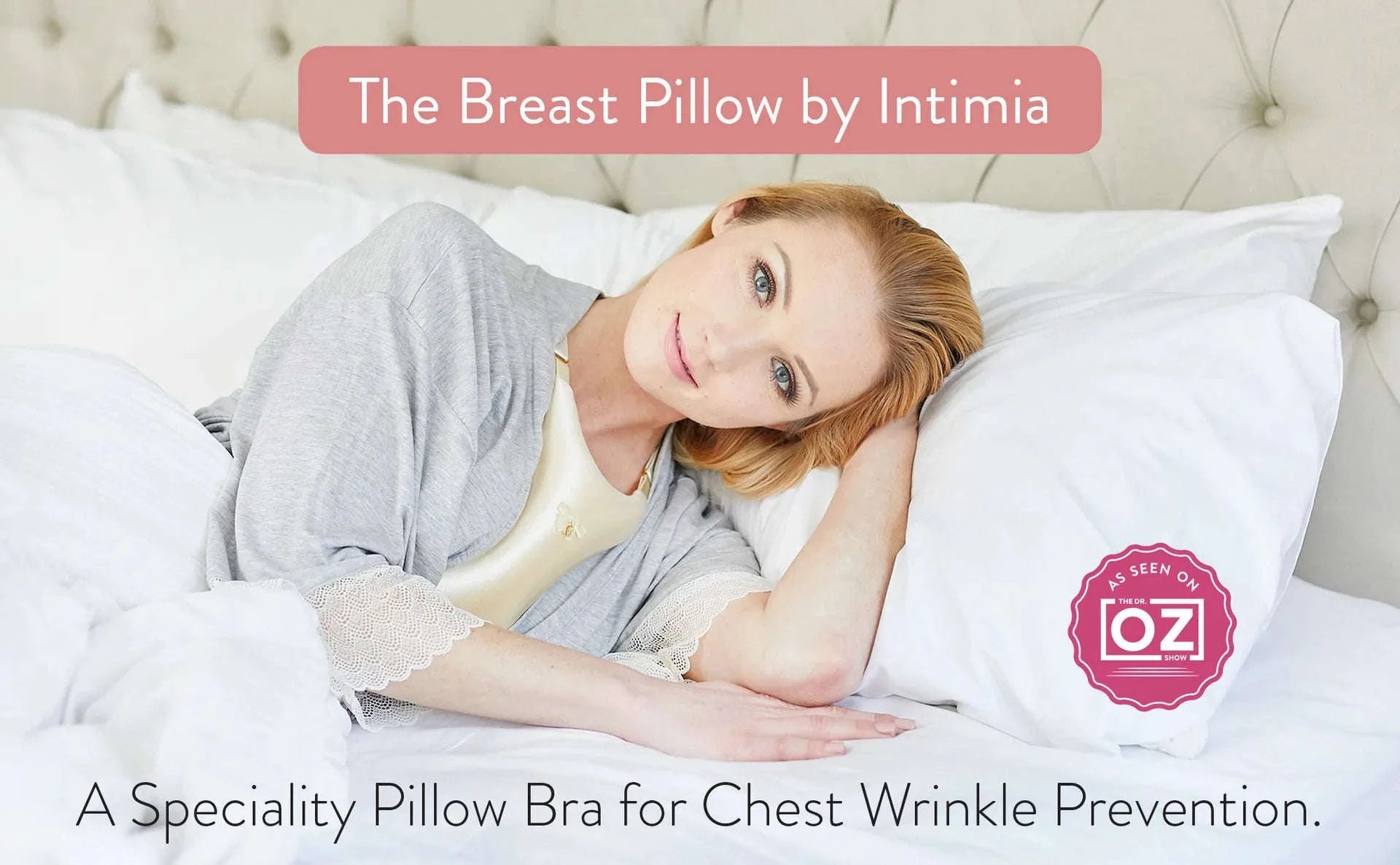 Chest Wrinkle Prevention Pillow for Side Sleeping Support-jin1 / China Mainland