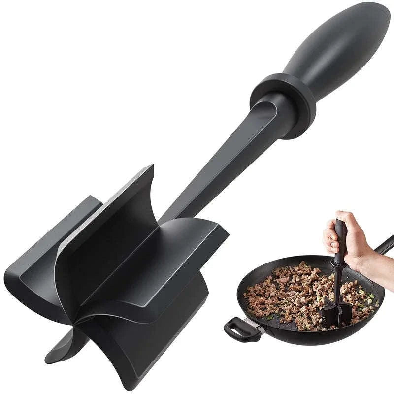 Chicken Shredder Tool with Non-Slip Base and Rotating Handle-rotundity / United States