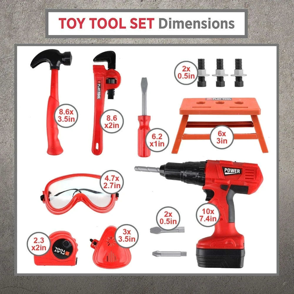 Children's Electric Tool Set for Kids-chainsaw