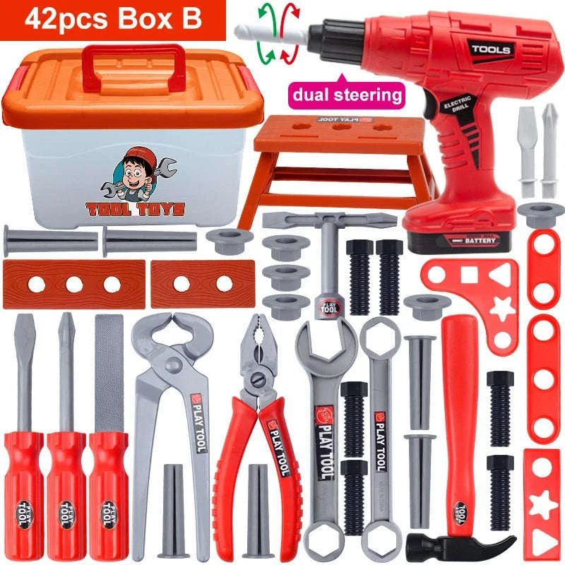 Children's Electric Tool Set for Kids-chainsaw