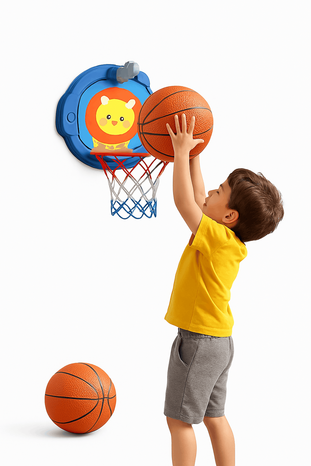 Children’s Indoor Basketball Hoop for Active Indoor Play-scoreboard