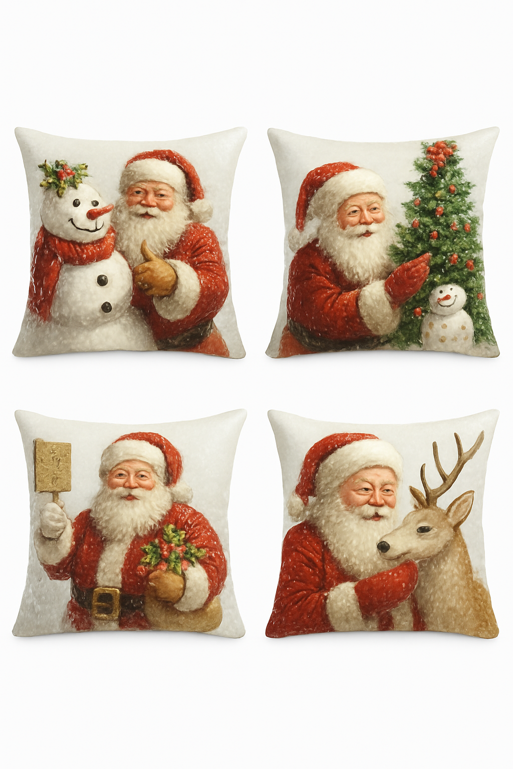 クリスマス装飾用クッションカバー ソファ用