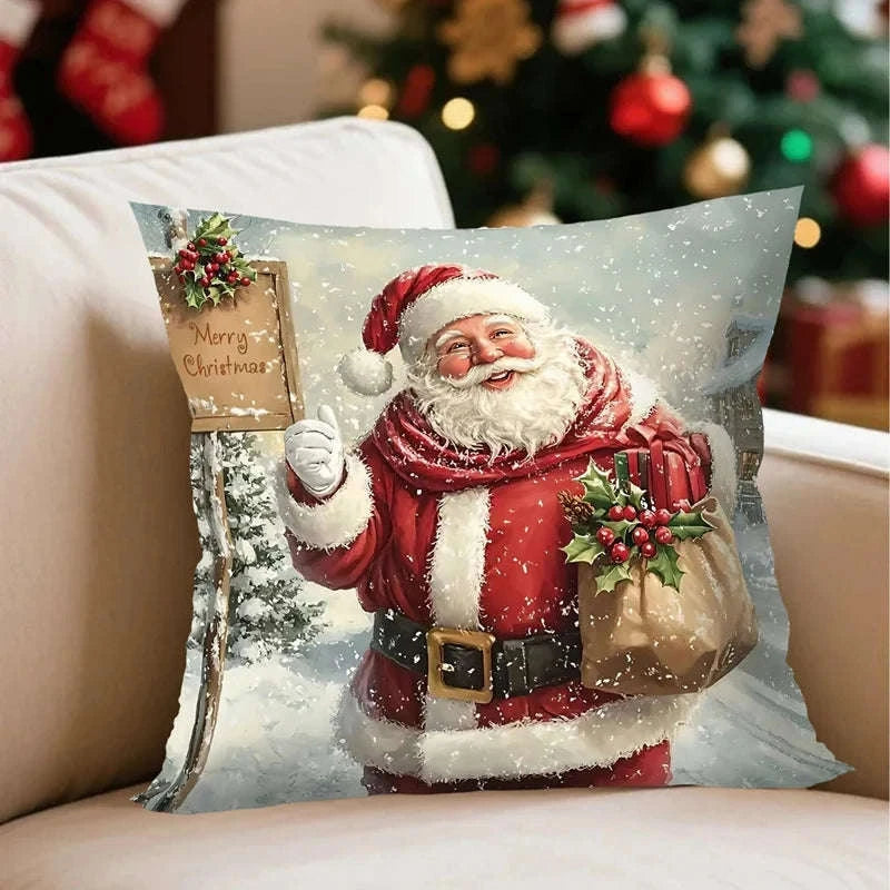 Christmas Decorative Pillow Covers for Sofa-08-1pc