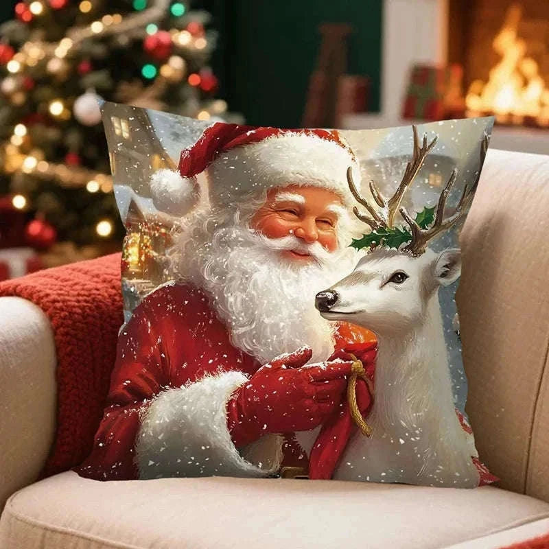 Christmas Decorative Pillow Covers for Sofa-08-1pc