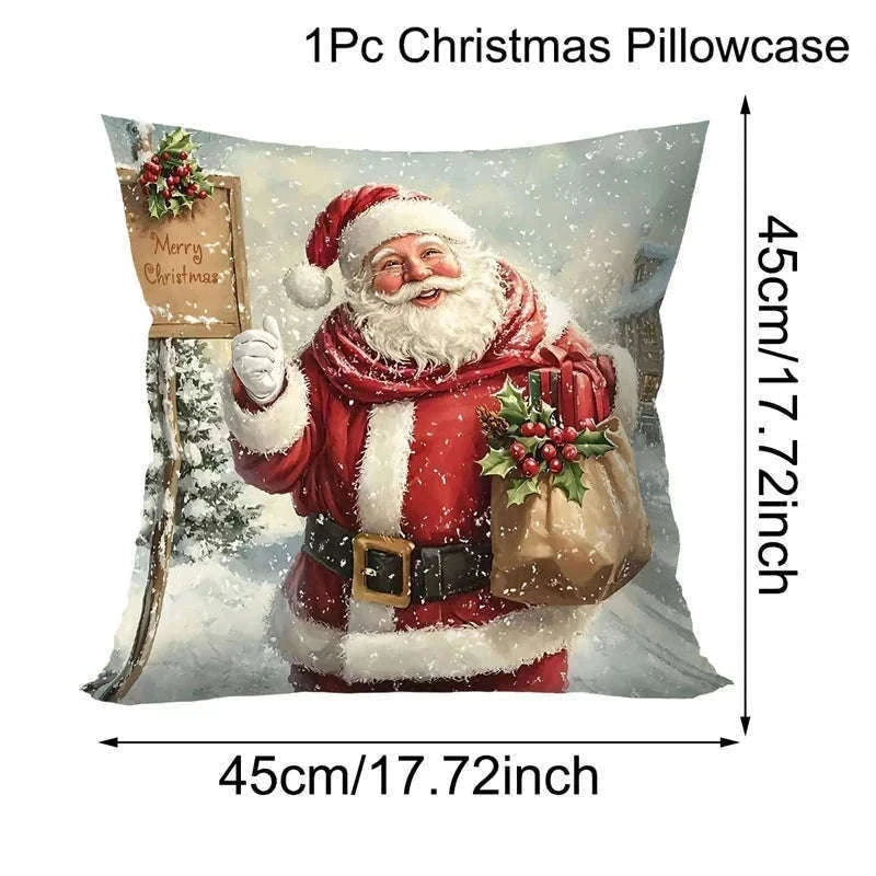 Christmas Decorative Pillow Covers for Sofa-08-1pc