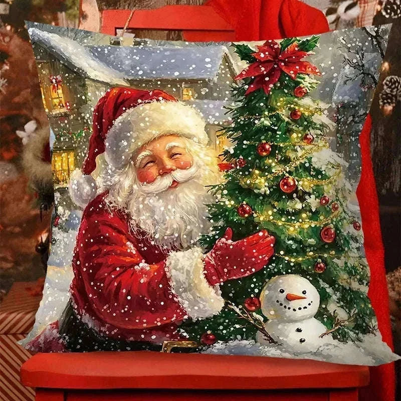 Christmas Decorative Pillow Covers for Sofa-08-1pc