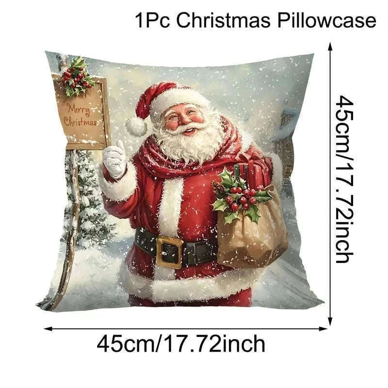 Christmas Decorative Pillow Covers for Sofa-08-1pc