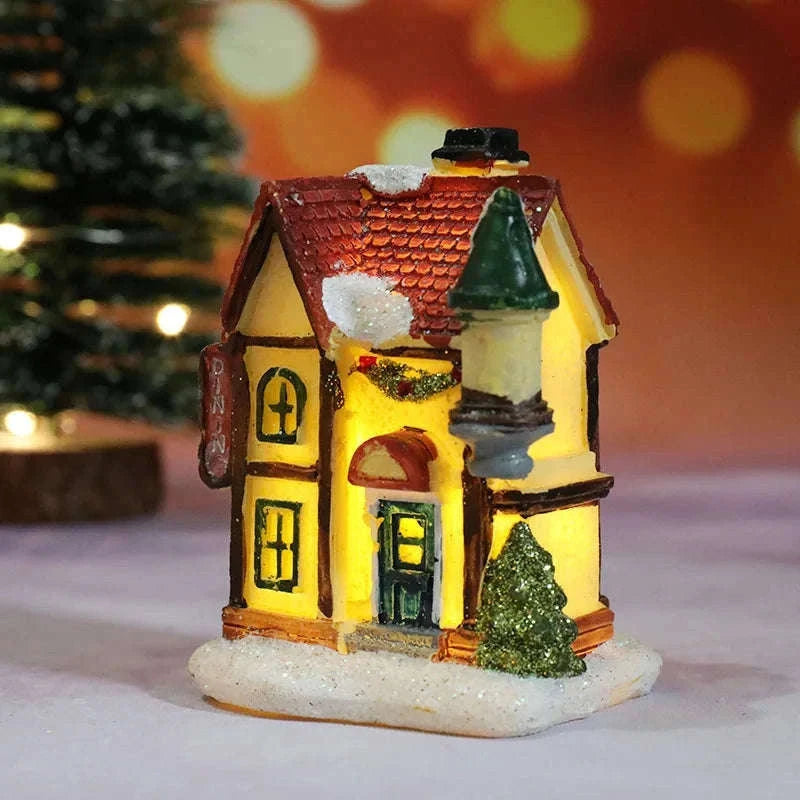 Christmas House Light Decor for a Warm Holiday Glow-J / with AG battery