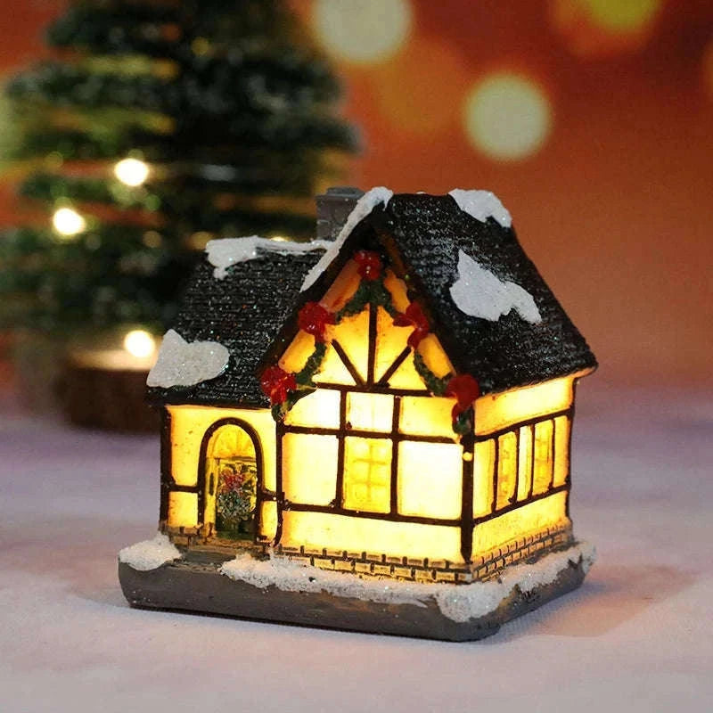 Christmas House Light Decor for a Warm Holiday Glow-J / with AG battery