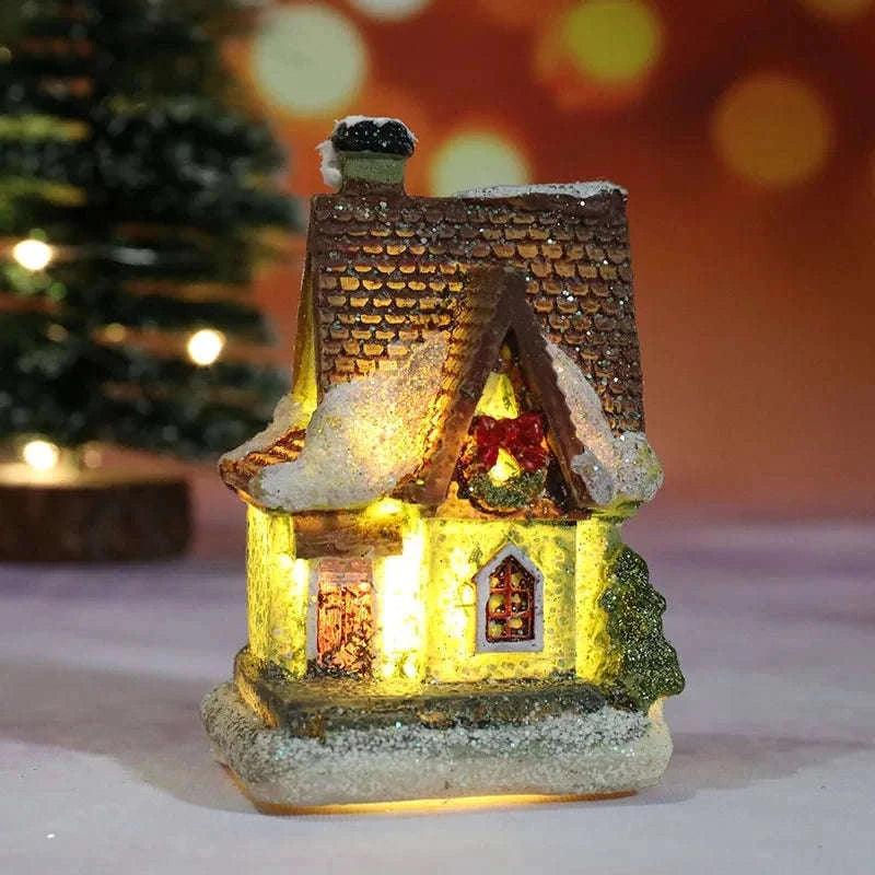 Christmas House Light Decor for a Warm Holiday Glow-J / with AG battery