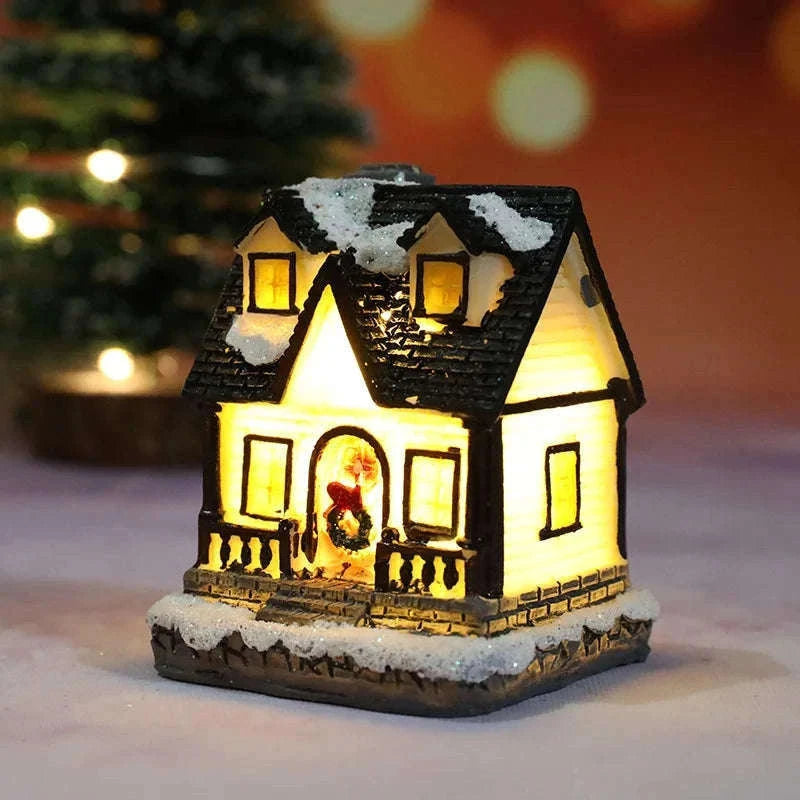 Christmas House Light Decor for a Warm Holiday Glow-J / with AG battery