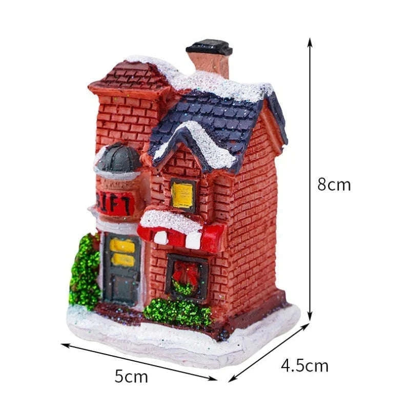 Christmas House Light Decor for a Warm Holiday Glow-J / with AG battery