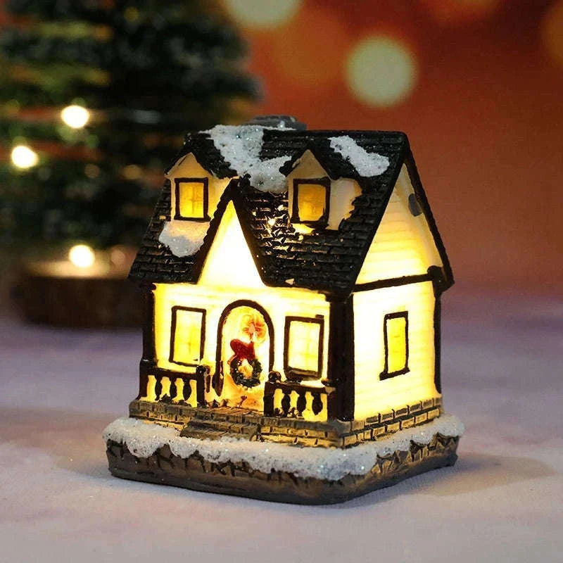 Christmas House Light Decor for a Warm Holiday Glow-J / with AG battery