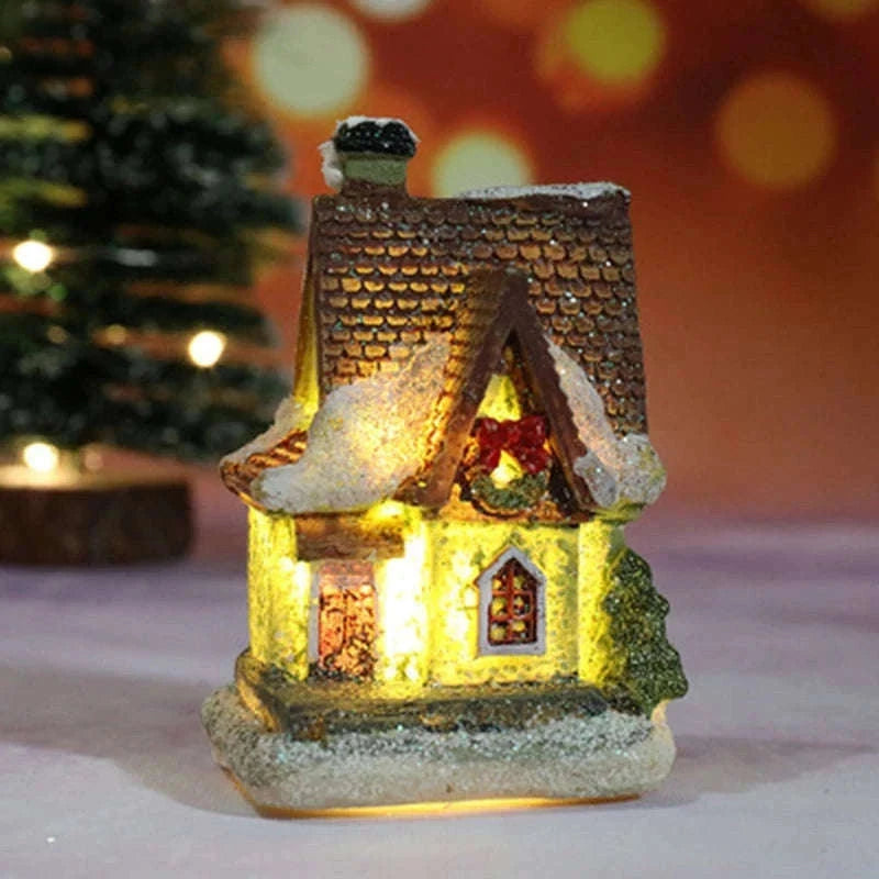 Christmas House Light Decor for a Warm Holiday Glow-J / with AG battery