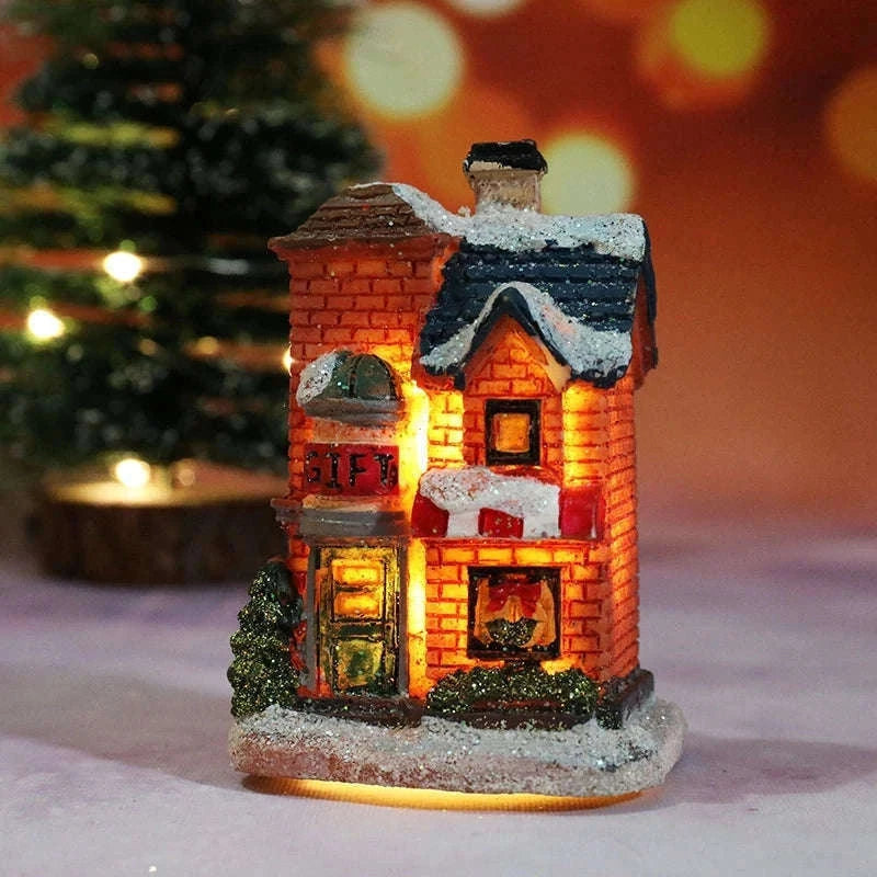 Christmas House Light Decor for a Warm Holiday Glow-J / with AG battery