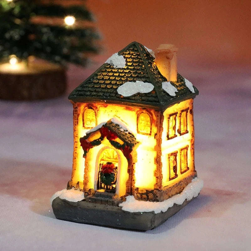 Christmas House Light Decor-J / with AG battery