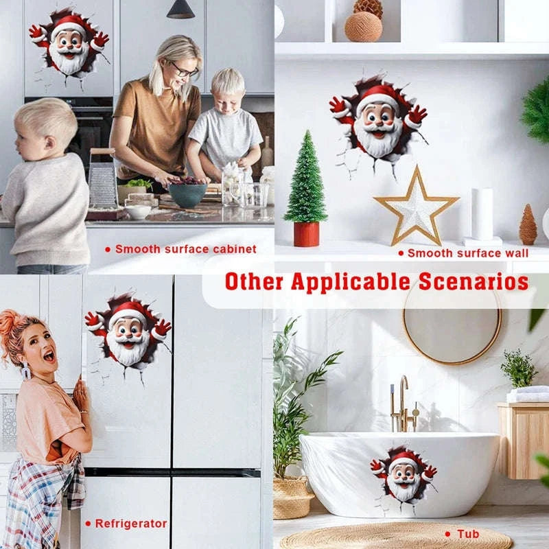 Christmas Toilet Sticker Decoration-style 1 / CHINA
