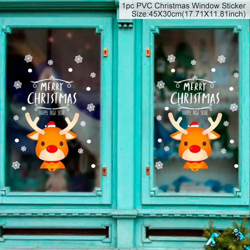 Christmas Window Stickers for Home Decoration-5 / as the picture shows