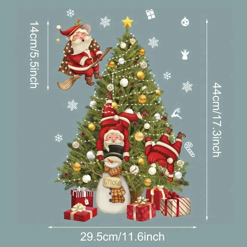 Christmas Window Stickers for Home Decoration-5 / as the picture shows