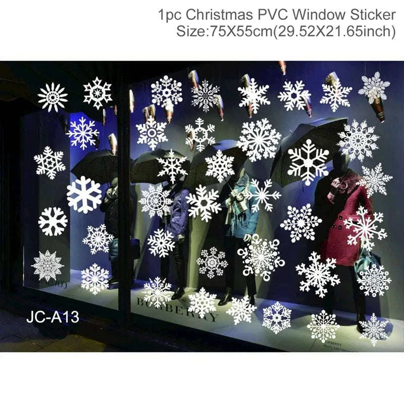 Christmas Window Stickers for Home Decoration-5 / as the picture shows