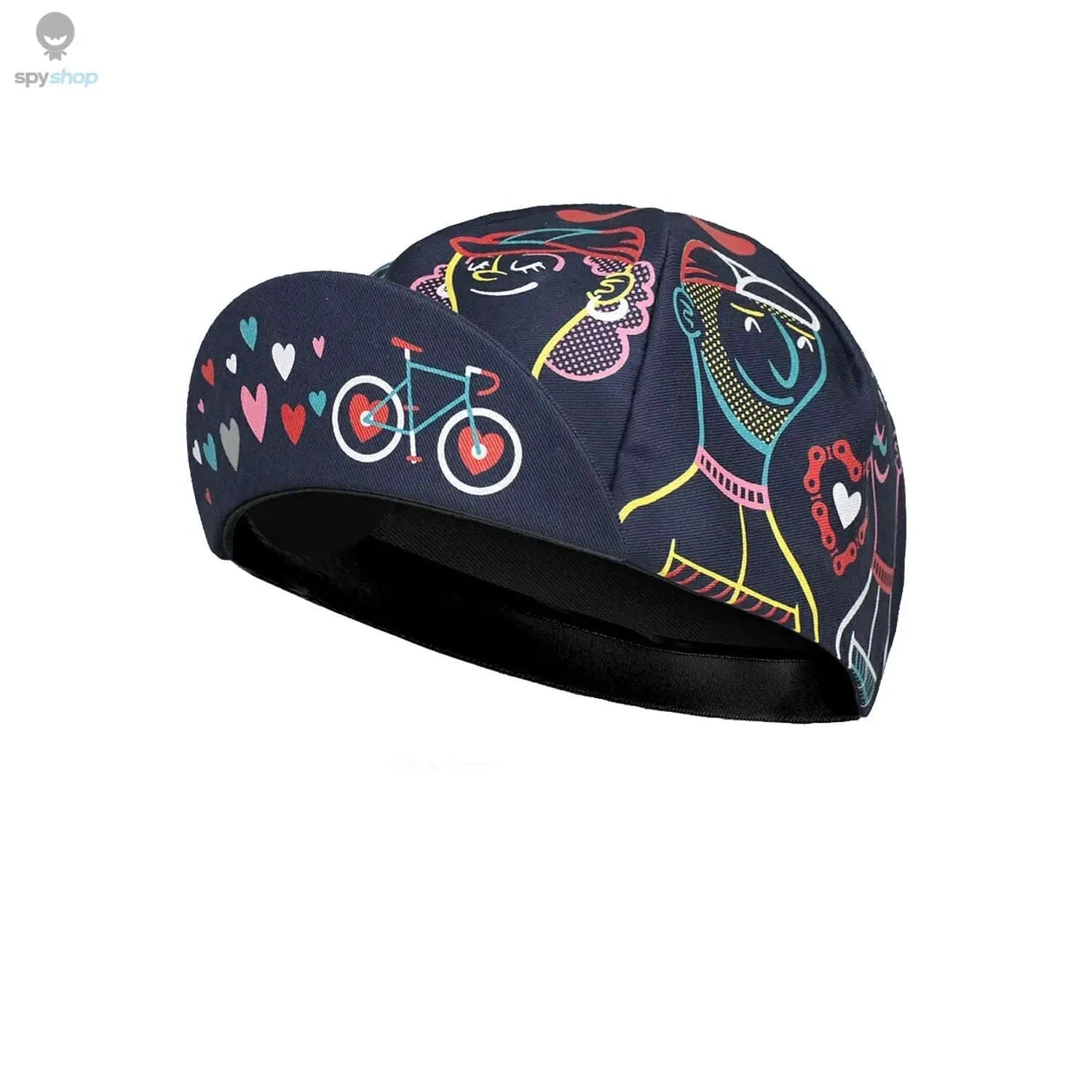 Classic Retro Red Blue Green Cycling Cap-Khaki