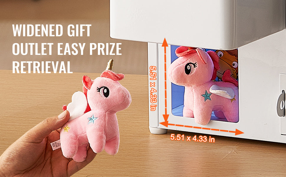 Macchina tocca-tutti SucceBuy, cassa a mascelle 0-3" diametro delle mascelle 0-5" sollevamento mascelle, gru, estrattore di premi, gioco arcade commerciale, giocattoli per bambini, ragazzi e ragazze