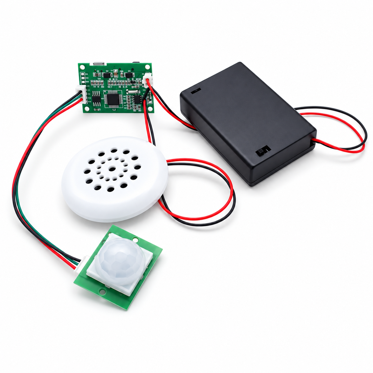 PIR-Triggered MP3 Playback Module Kit