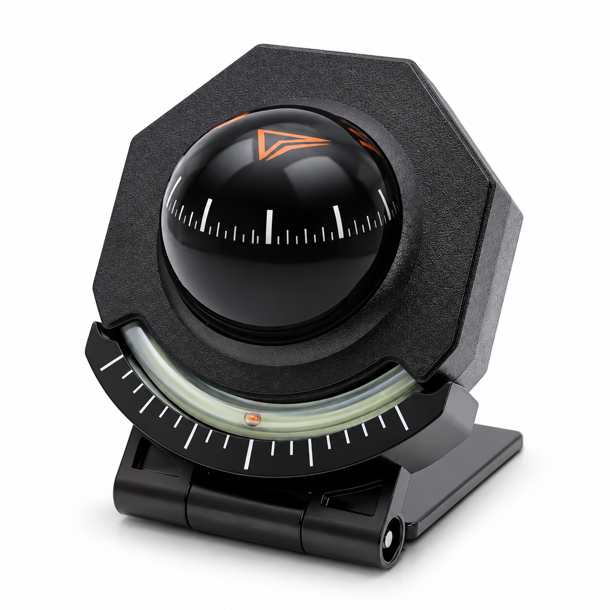 Adhesive-Mount Dashboard Compass