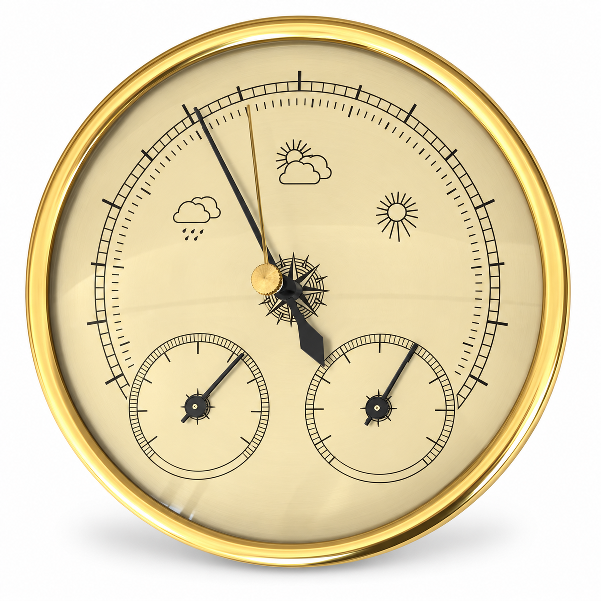 Three-in-One Aneroid Barometer