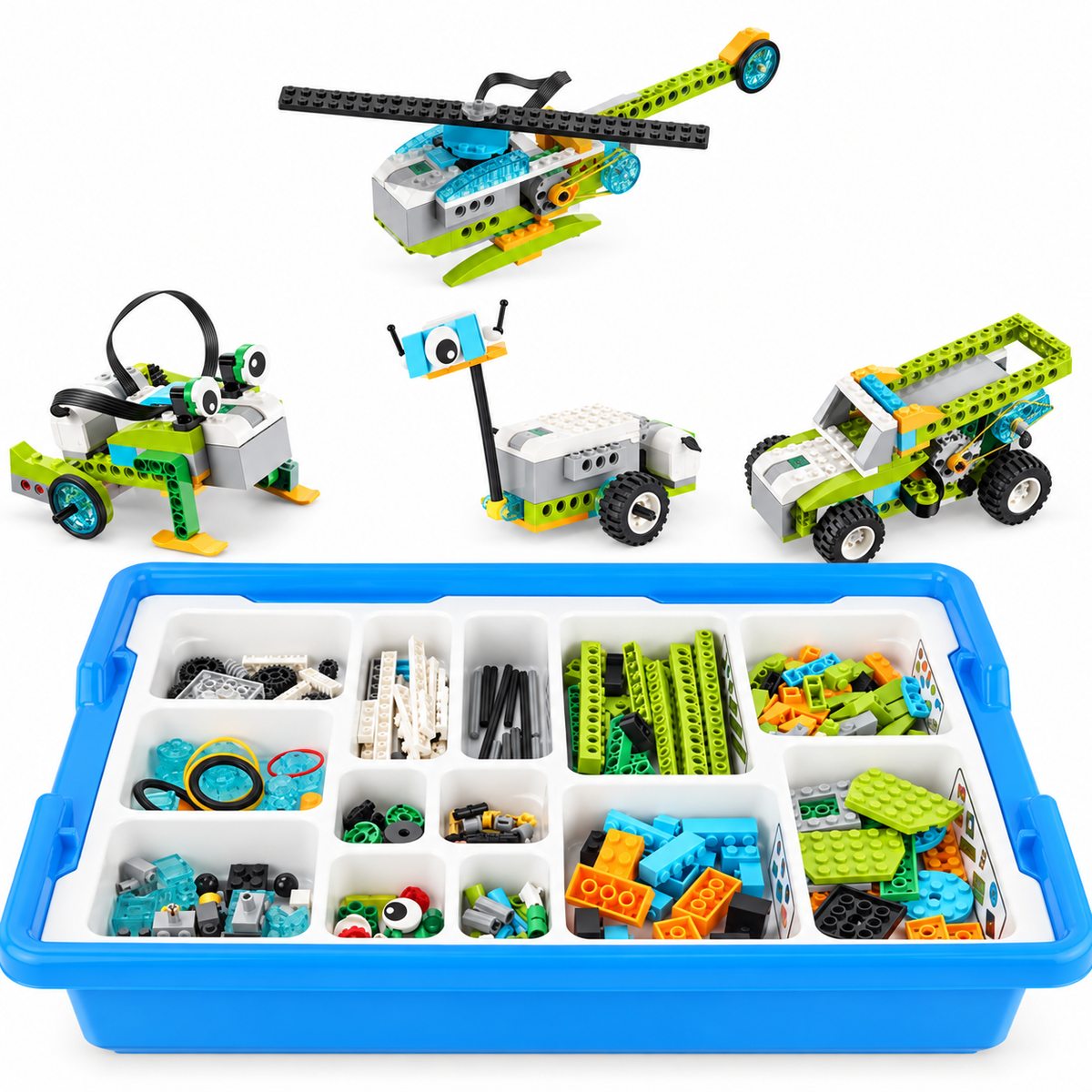 STEM Educational Building Blocks Kit 280pcs with Electronic Sensors for Robot Programming