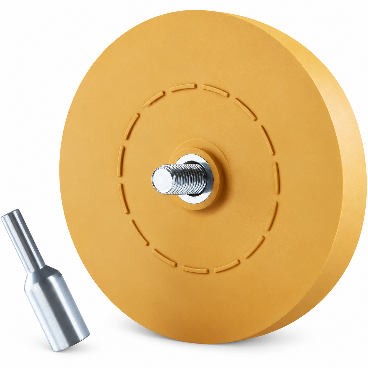 Drill-Mounted Decal Eraser Wheel
