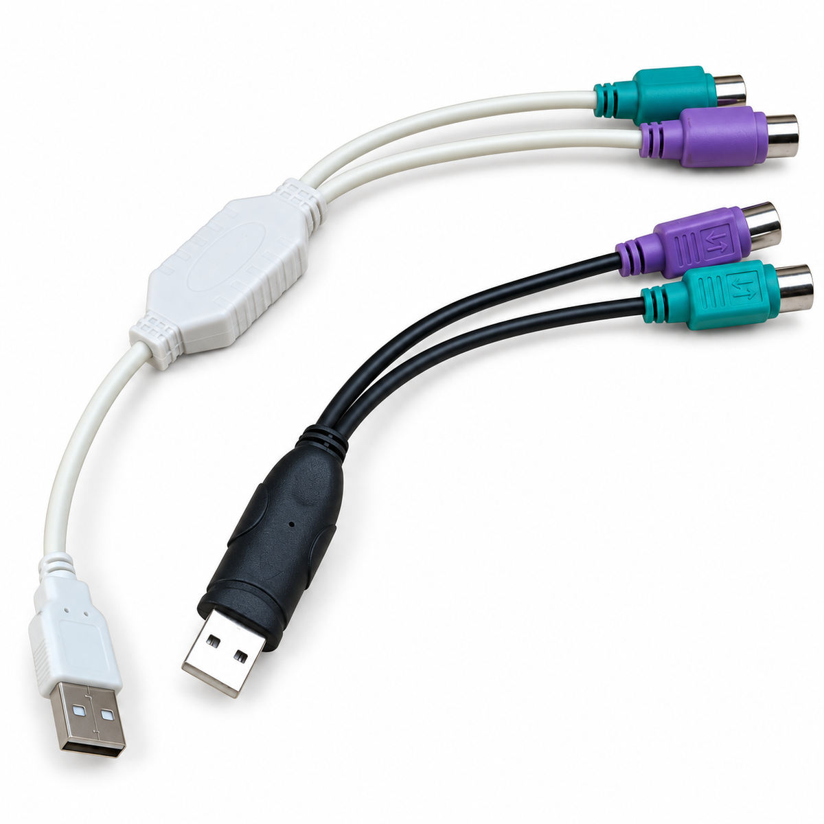 USB and PS/2 Keyboard Adapter Cable Options