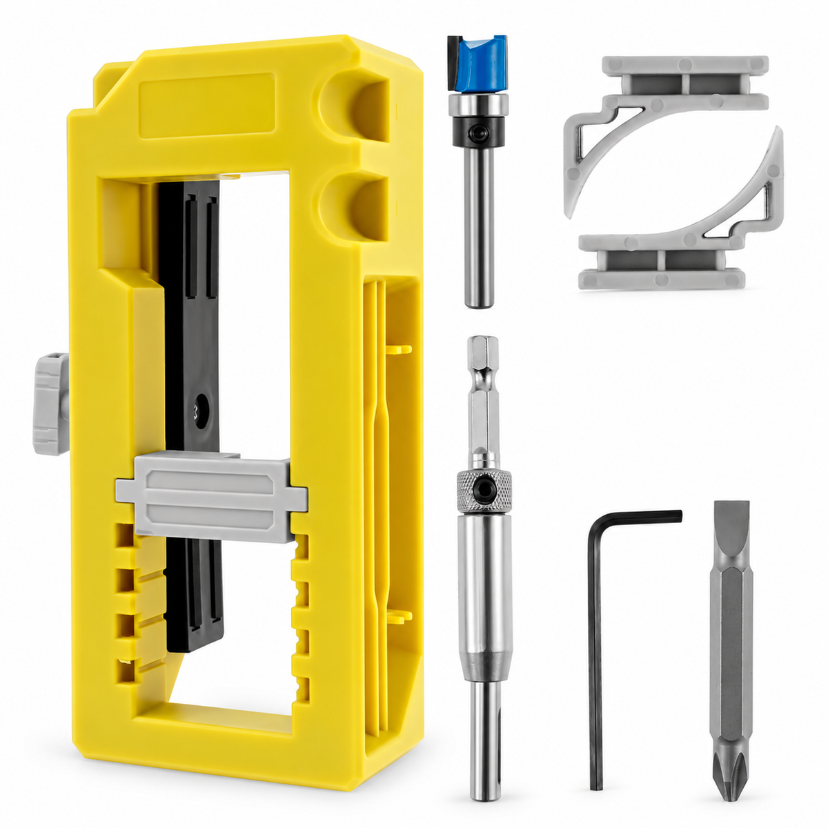 Door Hinge Mortise Router Jig Kit