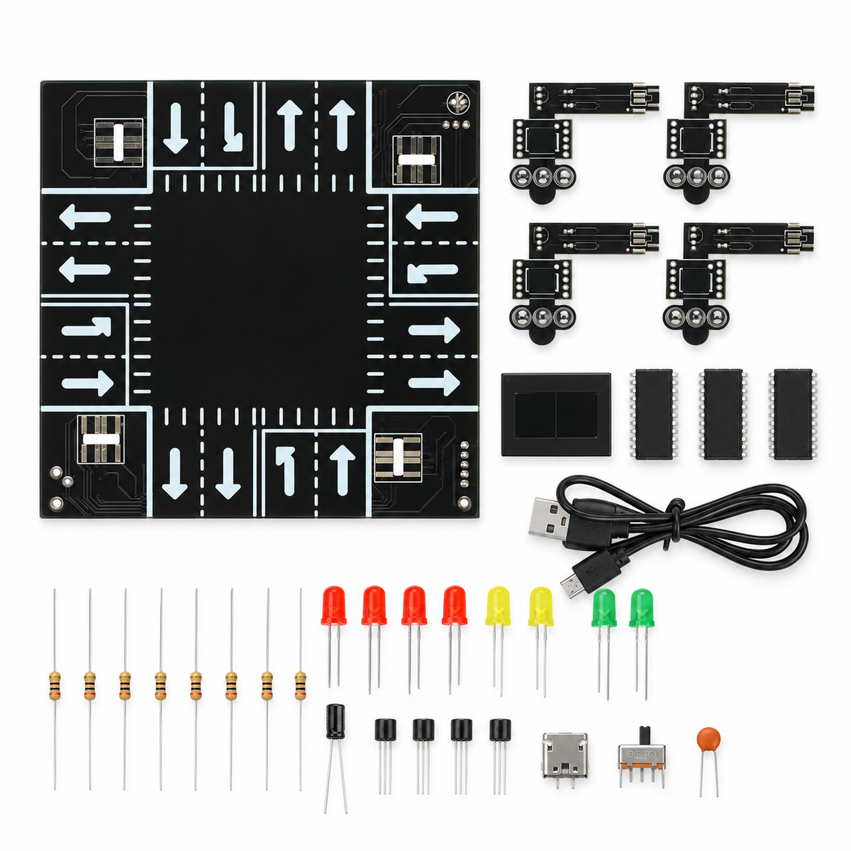 5V Traffic Light Model Soldering Kit