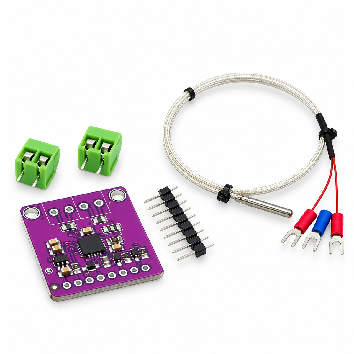 MAX31865 RTD Converter and PT100 Probe Options