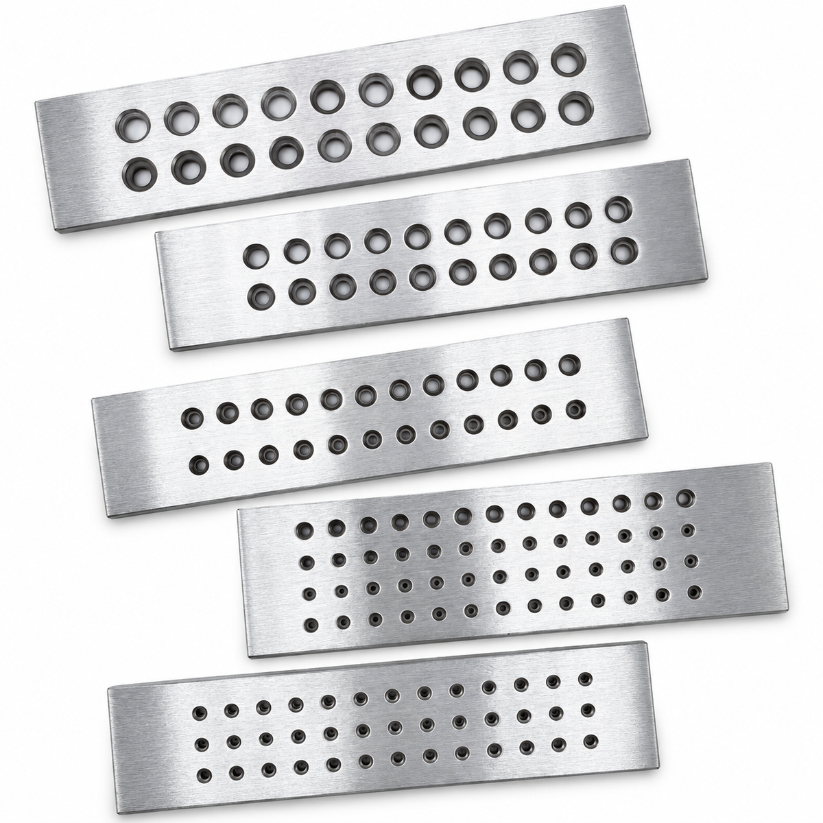 0.26-9.0mm Round Shape Tungsten Carbide Wire Drawplate Stainless Steel Drawing Plate Essential Jewelry Making Tool