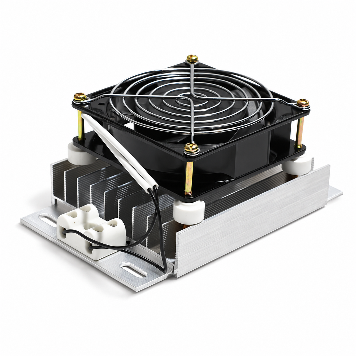 SNDHEATER 220V 158x100x66MM Aluminum PTC Heating Element with Blower Fan 50W 100W 150W 200W 300W Anti Freezing Defrosting Heater