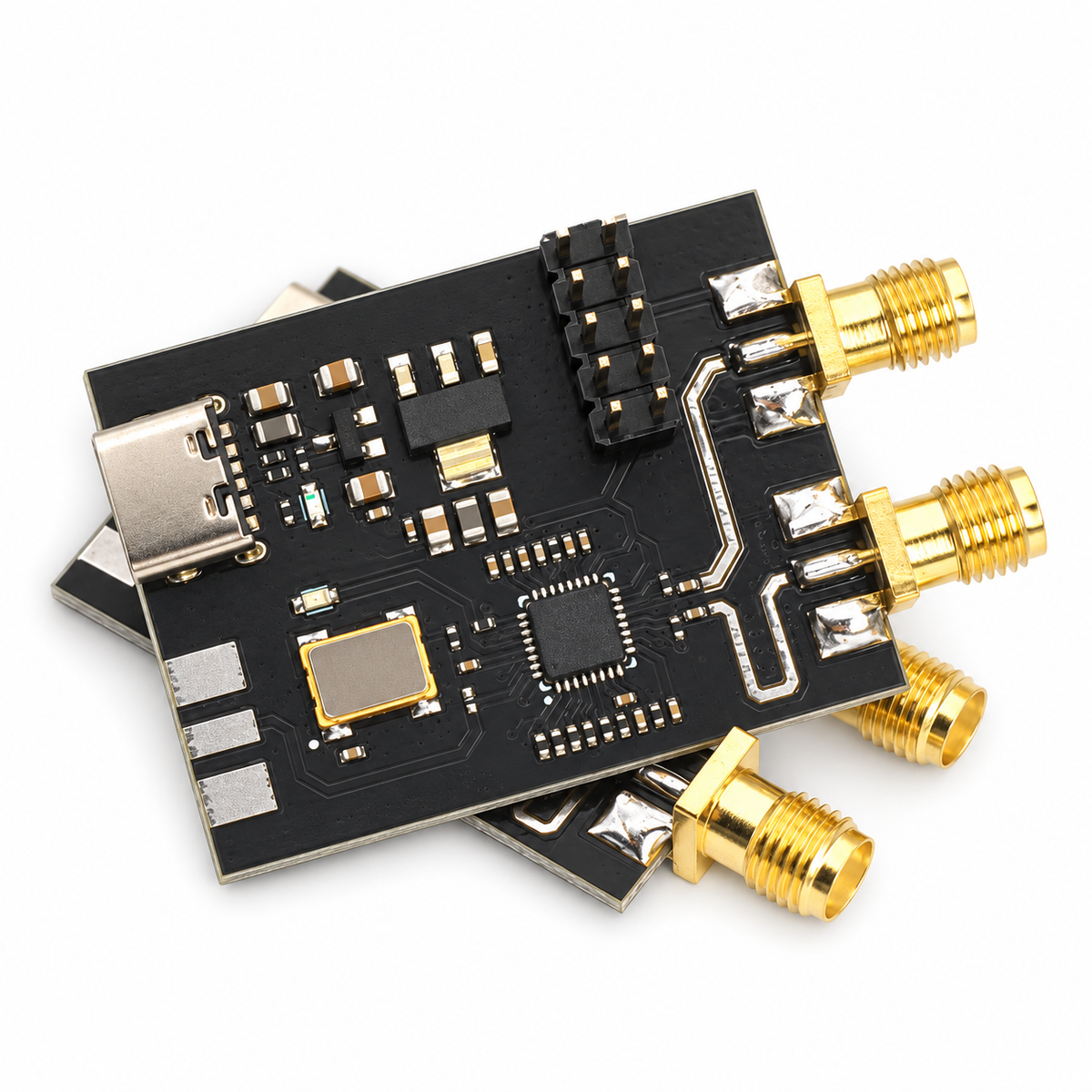 35M-4.4G ADF4350 ADF4351 PLL RF Signal Source Generator TYPE-C USB Development Board Sine Wave for Ham Radio Amplifier