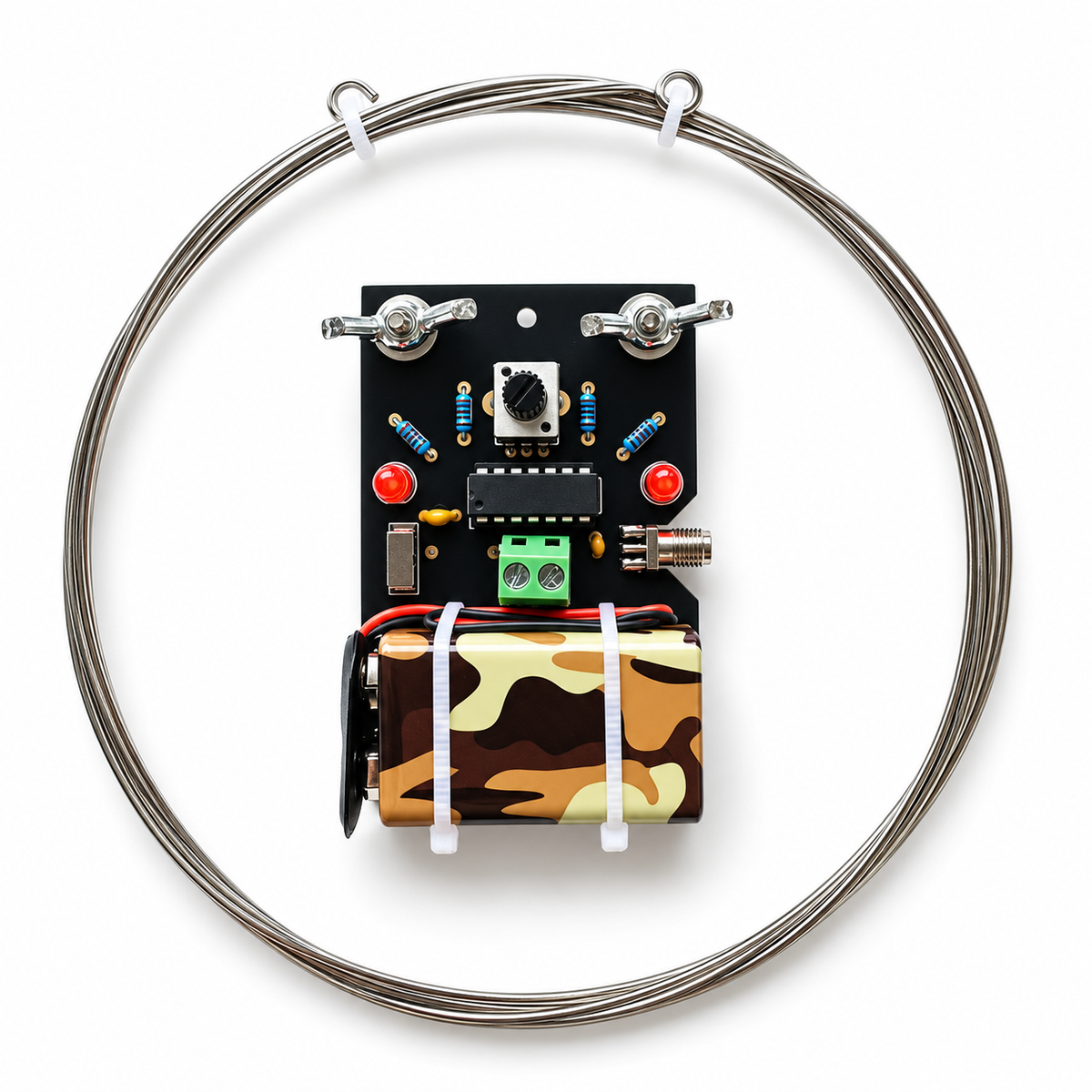 Hisonauto AMLA150 Active Magnetic Loop Antenna HA SDR Short Wave Low Noise Adjustable Gain Radio 0.1-150MHz better than MLA-30